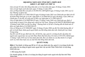 Nghị quyết 14l/2010/NQ-HĐND quy định mức thu, quản lý sử dụng lệ phí