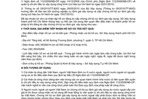 Thông báo 5841/TB-SXD-QLKTXD thủ tục cấp chứng chỉ kỹ sư định giá xây dựng