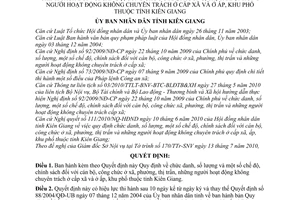 Quyết định 16/2010/QĐ-UBND chức danh, số lượng chế độ chính sách