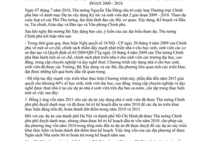 Thông báo 211/TB-VPCP kết luận Thủ tướng Nguyễn Tấn Dũng