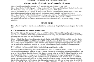 Quyết định 50/2010/QĐ-UBND bổ sung quy định thủ tục hành chính