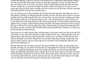 Chỉ thị 46-CT/TW  chống sự xâm nhập các sản phẩm văn hoá độc hại