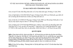 Quyết định 21/2010/QĐ-UBND.HC chính sách Dân số Kế hoạch hóa gia đình Đồng Tháp