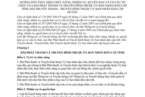 Thông tư liên tịch 17/2010/TTLT-BTTTT-BNV hướng dẫn chức năng, nhiệm vụ