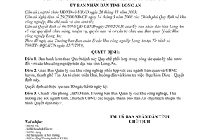 Quyết định 29/2010/QĐ-UBND Quy chế phối hợp trong công tác quản lý nhà nước