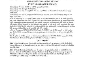 Quyết định 1562/2010/QĐ-UBND cấp Giấy chứng nhận quyền sử dụng đất