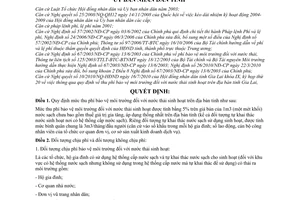 Quyết định 16/2010/QĐ-UBND phí bảo vệ môi trường nước thải sinh hoạt