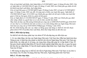 Thông tư 110/2010/TT-BTC hướng dẫn xác nhận thông quan xe thiết kế chở tiền