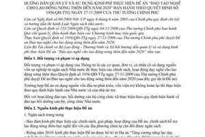 Thông tư liên tịch 112/2010/TTLT-BTC-BLĐTBXH quản lý sử dụng kinh phí