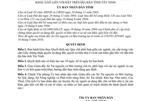 Quyết định 35/2010/QĐ-UBND Quy chế phối hợp cấp Giấy chứng nhận