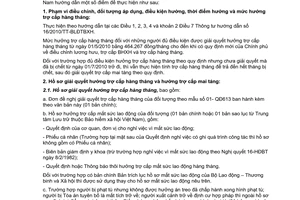 Công văn 2834/BHXH-CSXH hướng dẫn thực hiện trợ cấp hàng tháng