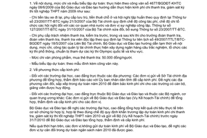 Công văn 4035/BGDĐT-KHTC hướng dẫn kinh phí chi thanh tra, giám sát kỳ thi