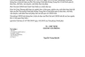 Công văn 3631/UBND-CN quản lý khai thác, chế biến, vận chuyển, xuất khẩu than