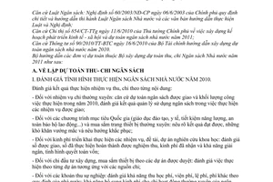 Công văn 118/BXD-KHTC xây dựng dự toán thu, chi ngân sách năm 2011