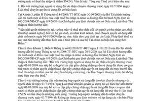 Công văn 2655/TCT-TNCN hướng dẫn chính sách thuế thu nhập cá nhân