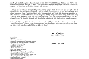 Công văn 1251/TTg-KGVX phê duyệt Kế hoạch ứng dụng công nghệ thông tin giai đoạn 2011 - 2015 do Thủ tướng Chính phủ ban hành