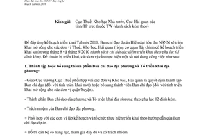 Công văn 9557/BTC-BCĐHĐHTNS chuẩn bị triển khai mở rộng Dự án Hiện đại hóa thu