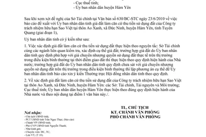 Công văn 1608/UBND-TNMT xác định giá đất làm căn cứ thu tiền sử dụng đất