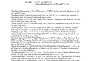 Công văn 1237/SXD-HD hướng dẫn lập quản lý chi phí đầu tư xây dựng công trình