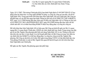 Công văn 1963/BCA-H41 phối hợp triển khai Nghị định 169/2007/NĐ-CP