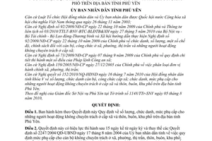 Quyết định 1110/2010/QĐ-UBND  số lượng, chức danh, mức phụ cấp