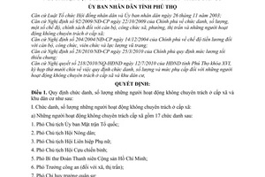 Quyết định 2446/2010/QĐ-UBND chức danh, số lượng mức phụ cấp