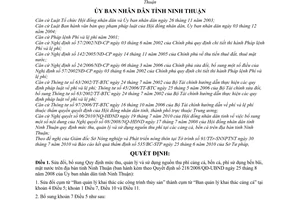 Quyết định 1292/2010/QĐ-UBND sửa đổi Quy định mức thu, quản lý và sử dụng nguồn