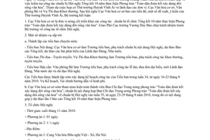 Thông báo 2801/TB-BVHTTDL kết luận  Bộ trưởng Hoàng Tuấn Anh