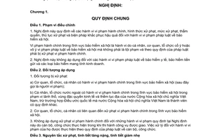 Nghị định 86/2010/NĐ-CP xử phạt hành chính trong lĩnh vực bảo hiểm xã hội