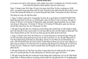 Thông báo 655/PTTH&TTĐT đất nước, con người trong cộng đồng ASEAN