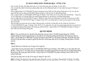 Quyết định 31/2010/QĐ-UBND mức trợ cấp khó khăn cho người hưởng trợ cấp