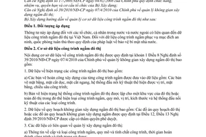 Thông tư 11/2010/TT-BXD hướng dẫn quản lý cơ sở dữ liệu công trình ngầm đô thị