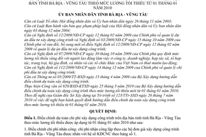 Quyết định 37/2010/QĐ-UBND hướng dẫn điều chỉnh dự toán xây dựng công trình