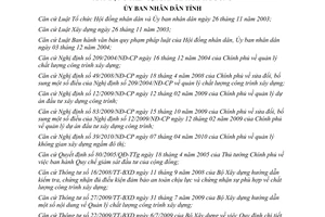 Quyết định 29/2010/QĐ-UBND trách nhiệm quản lý chất lượng công trình xây dựng Bình Dương