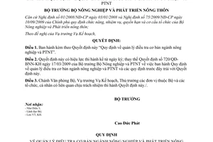 Quyết định 2239/QĐ-BNN-KH điều tra cơ bản ngành nông nghiệp