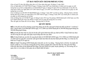 Quyết định 24/2010/QĐ-UBND sửa đổi Quyết định 48/2008/QĐ-UBND