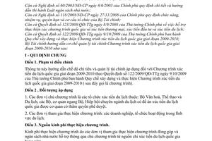 Thông tư 126/2010/TT-BTC hướng dẫn cơ chế quản lý tài chính chương trình