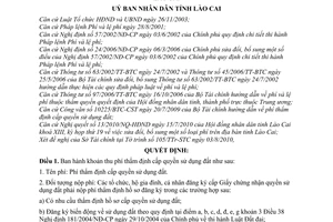 Quyết định 24/2010/QĐ-UBND thu phí thẩm định cấp quyền sử dụng đất