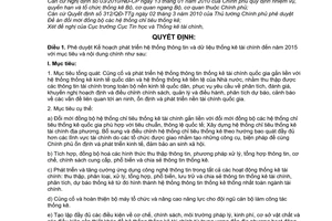 Quyết định 2179/QĐ-BTC phê duyệt Kế hoạch phát triển hệ thống thông tin