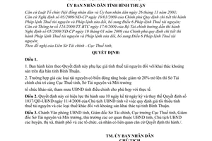 Quyết định 37/2010/QĐ-UBND giá tính thuế tài nguyên