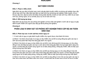 Nghị định 92/2010/NĐ-CP hướng dẫn Luật phòng, chống bệnh truyền nhiễm