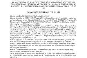 Quyết định 41/2010/QĐ-UBND sửa đổi Quyết định 90/2009/QĐ-UBND