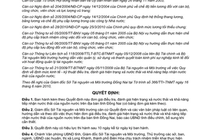 Quyết định 47/2010/QĐ-UBND đơn giá đánh giá hiện trạng xả thải khả năng tiếp nhận nước thải Đồng Nai