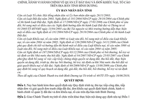 Quyết định 27/2010/QĐ-UBND trình tự thủ tục tiếp công dân