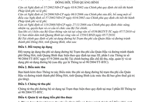 Thông tư 114/2010/TT-BTC mức thu, chế độ thu, nộp, quản lý và sử dụng phí