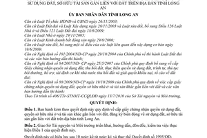 Quyết định 31/2010/QĐ-UBND cấp giấy chứng nhận quyền sử dụng đất