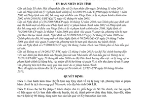 Quyết định 21/2010/QĐ-UBND xử lý tang vật, phương tiện