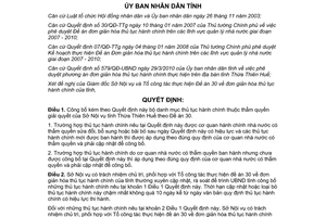 Quyết định 1429/QĐ-UBND bộ danh mục thủ tục hành chính