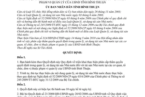 Quyết định 34/2010/QĐ-UBND  phân cấp thẩm quyền quản lý sử dụng tài sản Nhà nước
