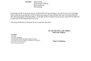 Công văn 5375/VPCP-KTTH  thuế vật tư, nguyên liệu để chế tạo máy móc